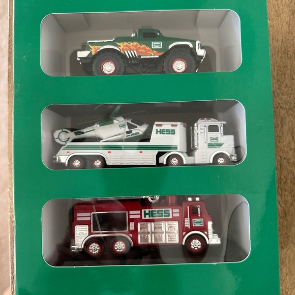 Hess Miniature Toy Truck Set - Black, White, Red - Picture 2 of 2